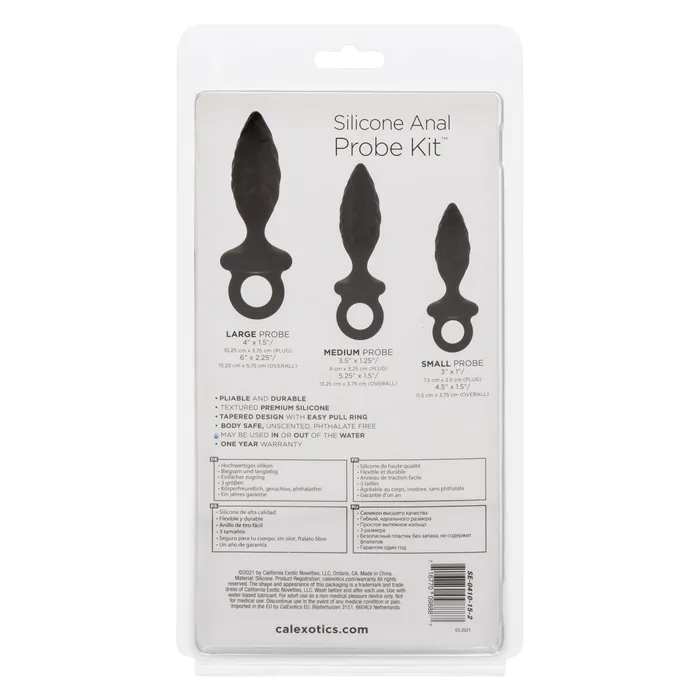 Silicone Anal Probe Kit CalExotics Anal Silicone Anal Probe Kit CalExotics Anal