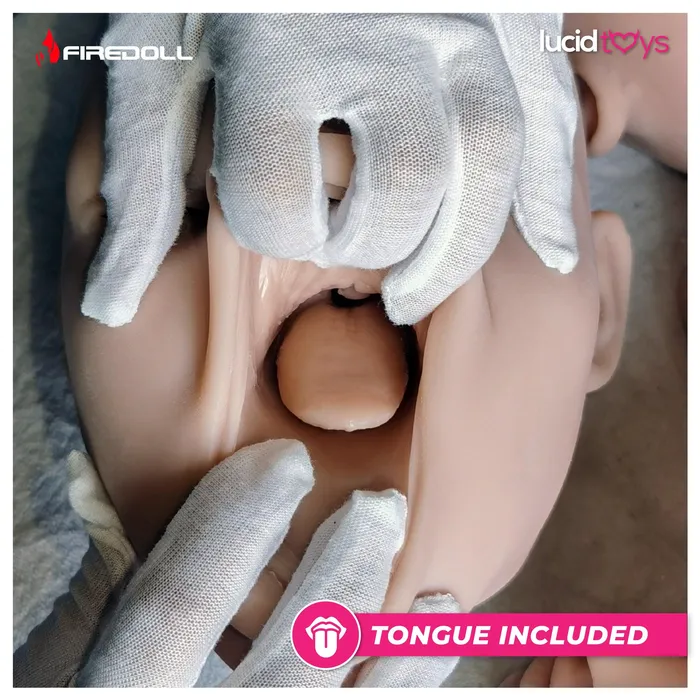 Fire Doll Avery Realistic Sex Doll Tongue included 148cm Light Tan Fire Doll Male Sex Toys