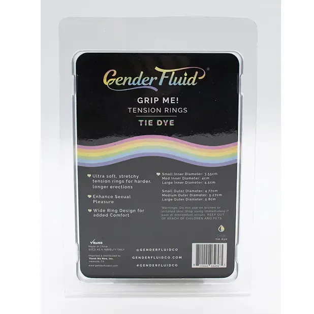 Male Sex Toys Thank Me Now INC Gender Fluid Grip Me Tension Ring Set Male Sex Toys Thank Me Now INC Gender Fluid Grip Me Tension Ring Set