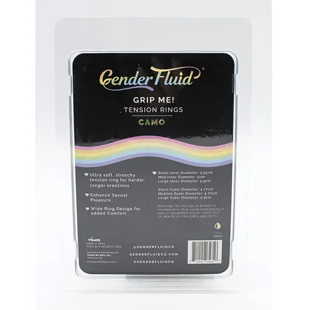 Male Sex Toys Thank Me Now INC Gender Fluid Grip Me Tension Ring Set Male Sex Toys Thank Me Now INC Gender Fluid Grip Me Tension Ring Set