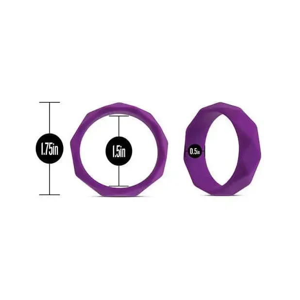 Vibrators Blush Wellness Geo C Ring Purple Blush Vibrators Blush Wellness Geo C Ring Purple Blush