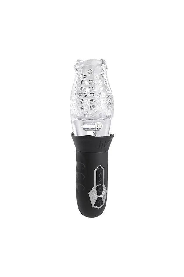Anal Zero Tolerance Zero Tolerance Cyclone Vibrating Spinning Stroker BlackClear