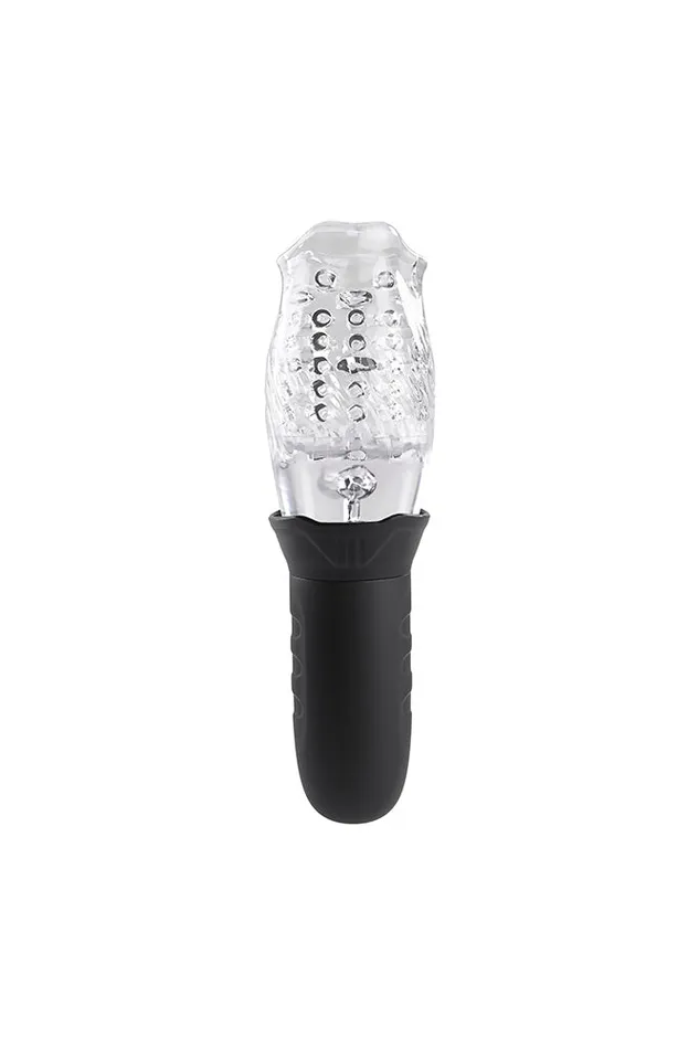 Anal Zero Tolerance Zero Tolerance Cyclone Vibrating Spinning Stroker BlackClear