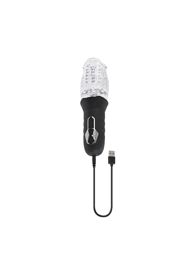 Anal Zero Tolerance Zero Tolerance Cyclone Vibrating Spinning Stroker BlackClear
