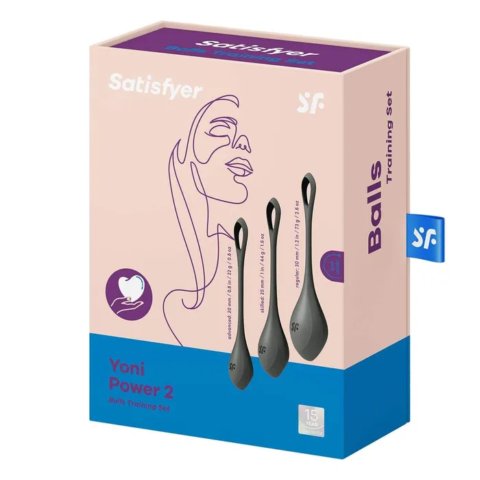 Female Sex Toys Satisfyer Satisfyer Yoni Power 2 Silicone Kegel Balls Training Set Female Sex Toys Satisfyer Satisfyer Yoni Power 2 Silicone Kegel Balls Training Set