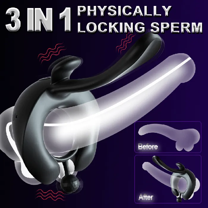 Male Sex Toys propinkup Cock Ring for Couples 7 Vibration Modes Penis Vibrator Vibrating Penis Ring