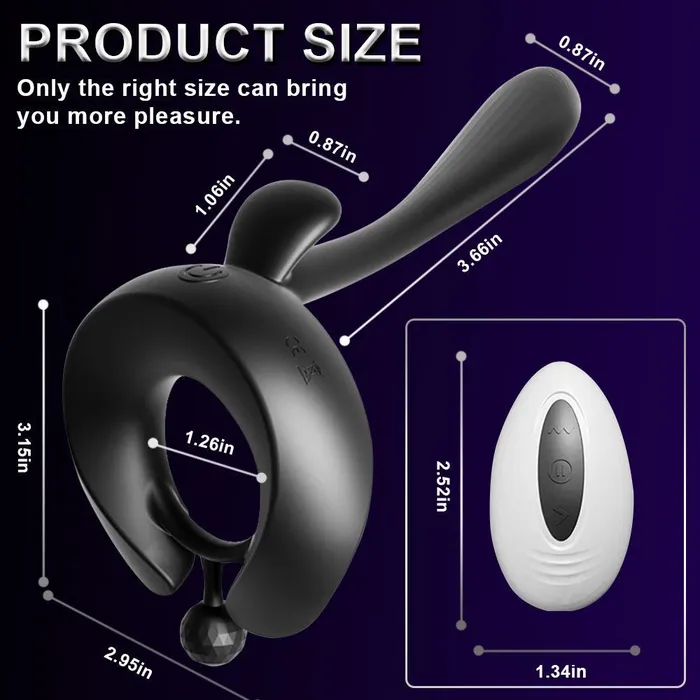 Male Sex Toys propinkup Cock Ring for Couples 7 Vibration Modes Penis Vibrator Vibrating Penis Ring
