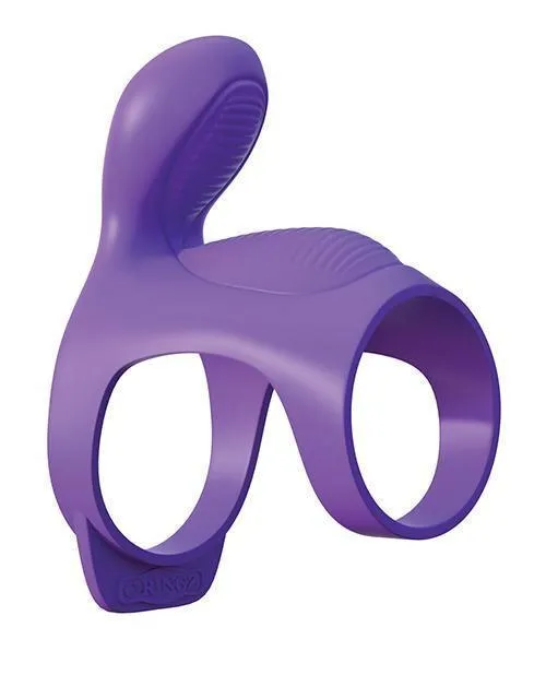Vibrators Pipedream Products Fantasy C Ringz Ultimate Couples Cage Purple