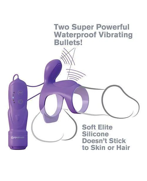 Vibrators Pipedream Products Fantasy C Ringz Ultimate Couples Cage Purple