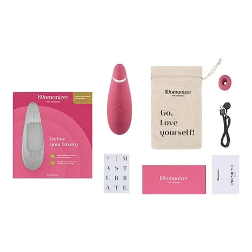 Womanizer Female Sex Toys Womanizer Premium 2 Clitoral Air Stimulator