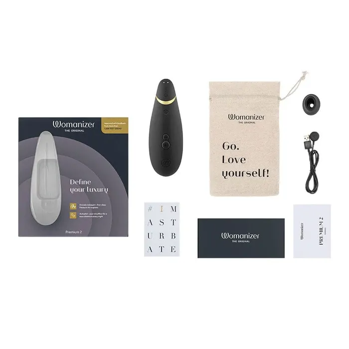 Womanizer Female Sex Toys Womanizer Premium 2 Clitoral Air Stimulator