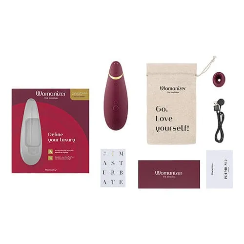 Womanizer Female Sex Toys Womanizer Premium 2 Clitoral Air Stimulator