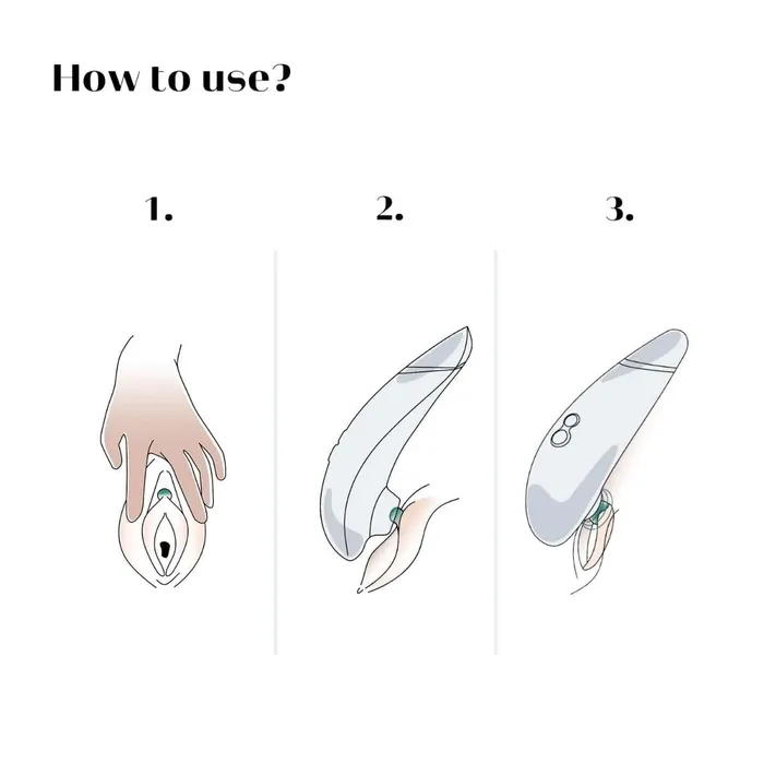 Womanizer Female Sex Toys Womanizer Premium 2 Clitoral Air Stimulator