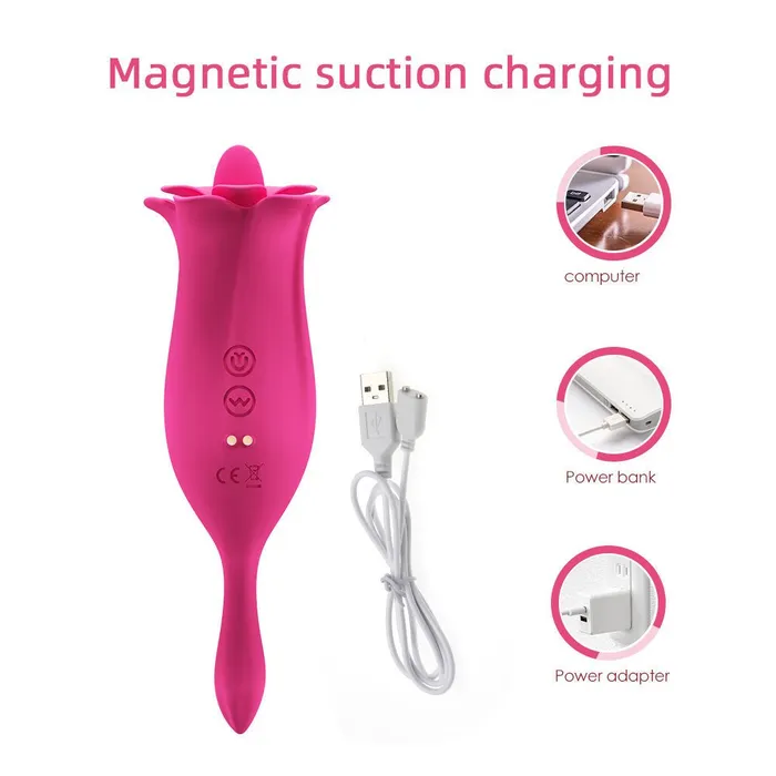 Lily Vibrator Tongue Licking Vibrator Earlypeach Female Sex Toys