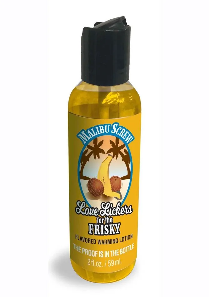 Love Lickers Pineapple and Coconut Flavored Warming Massage Oil 2oz Malibu Screw Love Lickers Couples Love Lickers Pineapple and Coconut Flavored Warming Massage Oil 2oz Malibu Screw Love Lickers Couples
