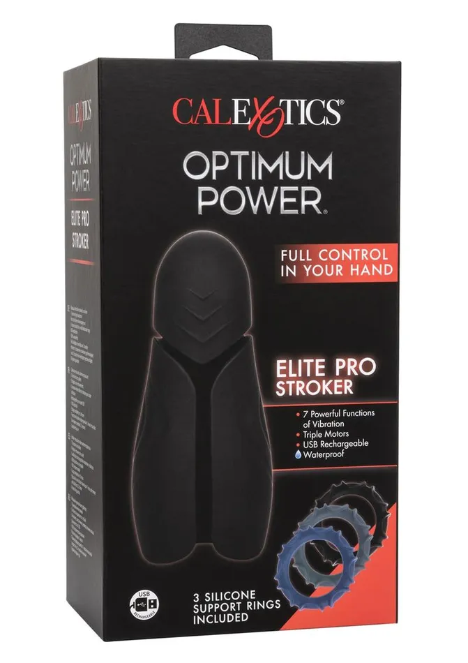 Male Sex Toys Optimum Power Optimum Power Elite Pro Stroker Silicone Rechargeable Masturbator