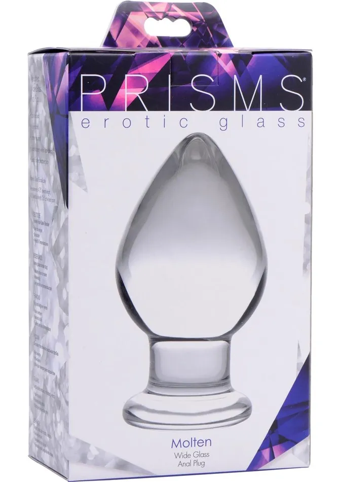 Prisms Anal Prisms Molten Wide Glass Butt Plug