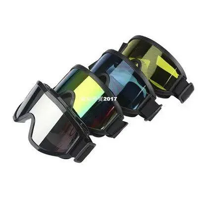 cj Vibrators Harley offroad helmet goggles