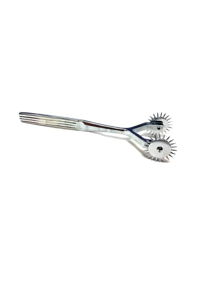 Rouge Dildos Rouge Two Prong Stainless Steel Pinwheel Rouge Dildos Rouge Two Prong Stainless Steel Pinwheel
