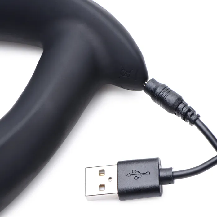 XR Brands Zeus Electrosex Anal EStim and Vibrating Prostate Massager Black XR Brands Zeus Electrosex Anal EStim and Vibrating Prostate Massager Black